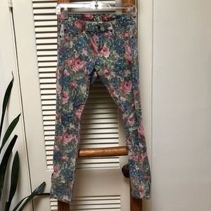 RVCA Floral Jeans